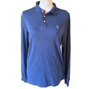 POLO RALPH LAUREN men’s long sleeve 100% cotton shirt very good condition medium